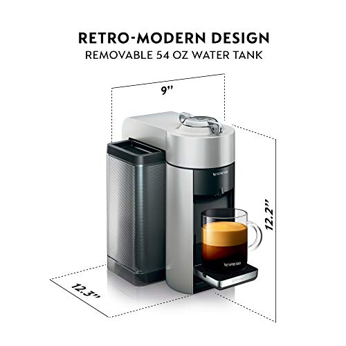 Nespresso Vertuo Coffee and Espresso Maker by De'Longhi, Graphite Metal E903048