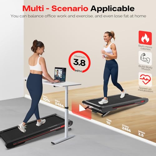 Sperax Walking Vibration Pad with APP, 3 in 1 Under Desk Treadmill M5277