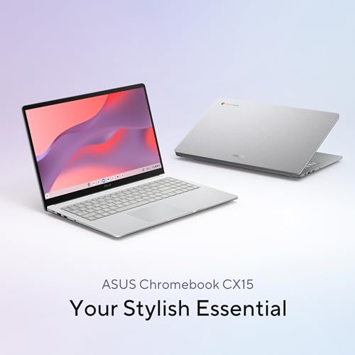 ASUS Chromebook CX15 Laptop, 15.6" FHD Display, 8GB RAM, 128GB Storage, ChromeOS K29437