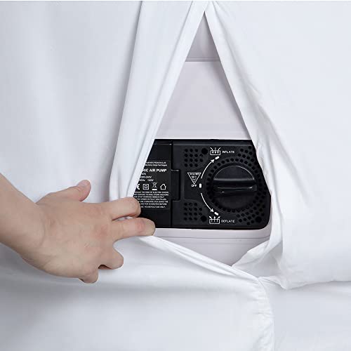 Bedecor Air Bed Sheets for Mattress Cover Removable Elastic Band Soft Breathable Twin XL Light Gray U508