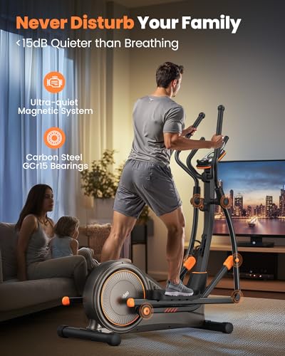 Niceday Elliptical Machine for Home, Magnetic Trainer with 16 Resistance Levels Q78334