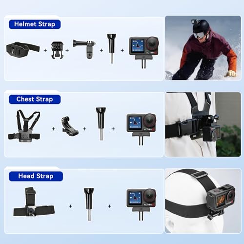 DJI Osmo Action 5 Pro Adventure Combo with 64GB microSDXC Card, Waterproof 4K/120fps Action Camera E927940
