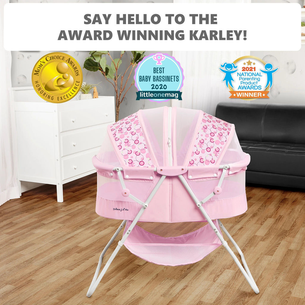 Dream On Me Karley Bassinet Pink T2365