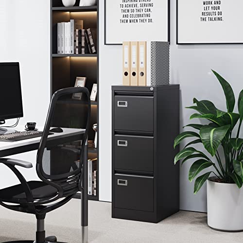 2 Drawer Vertical File Cabinet with Lock for Letter Size, Steel Office Storage Y50014