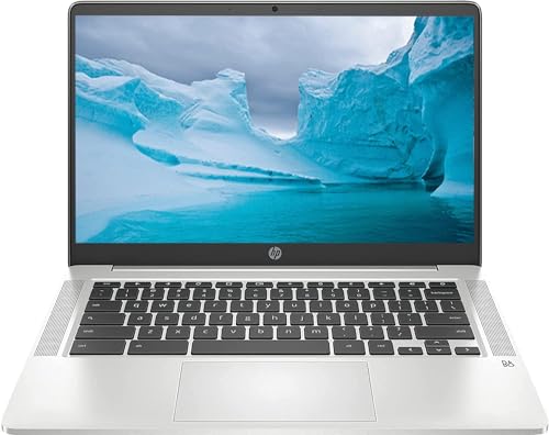 HP 2023 Chromebook 14 Inch Laptop, Intel Celeron, 4GB RAM, 64GB eMMC, Gray B2925