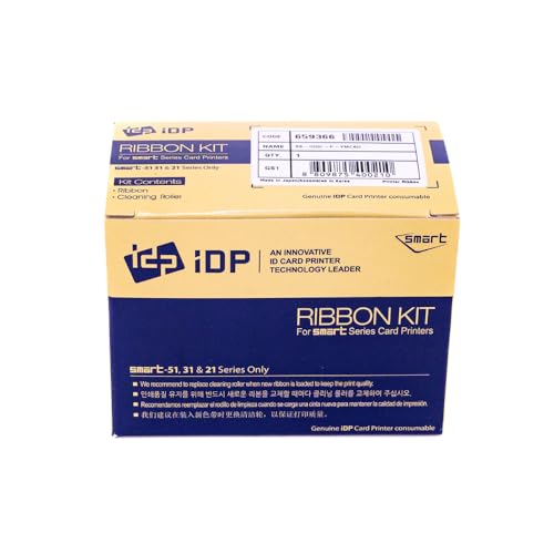 IDP SMART-31 Series ID Card Simplex Printer Kit with Windows ID Software and 250-Print YMCKO Ribbon H762667