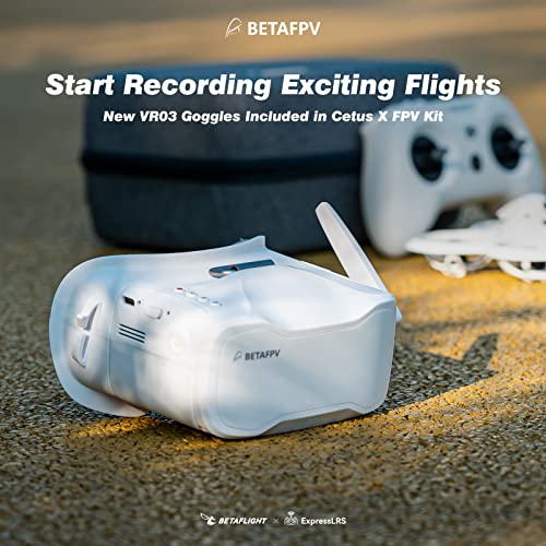 BETAFPV Cetus X FPV Kit with LiteRadio 3 Transmitter, VR03 Goggles, RTF for Beginners Q35266