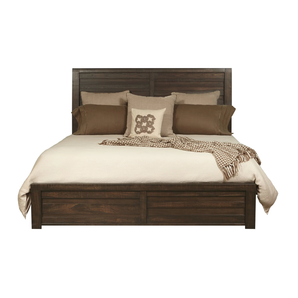 Sedona Transitional Wood Bedroom Set Queen with Dresser and Mirror H29321