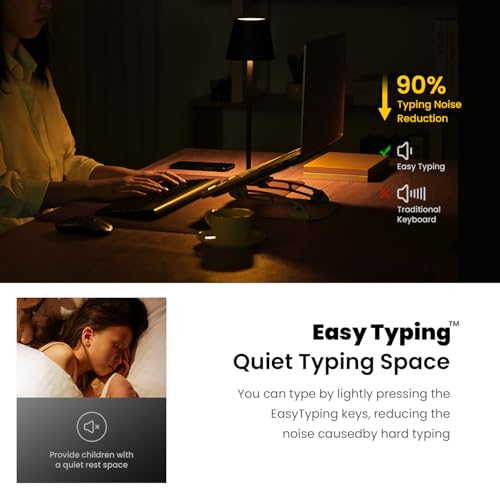 cimetech Wireless Keyboard, Compact Full Size 2.4G Ultra-Thin for Windows, Grey B908117