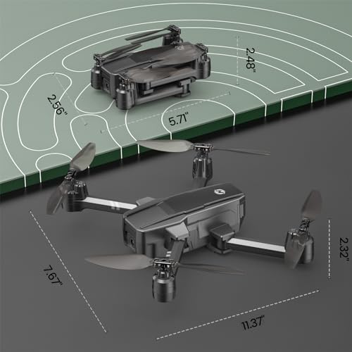 Holy Stone HS440 Foldable FPV Drone with 1080P WiFi Camera for Adults and Kids C715