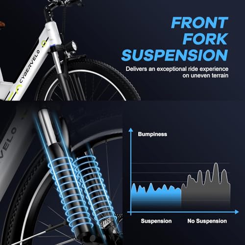 1000 Peak Electric Bike for Adults, 80 Miles Removable Battery, 26" 7-Speed D960