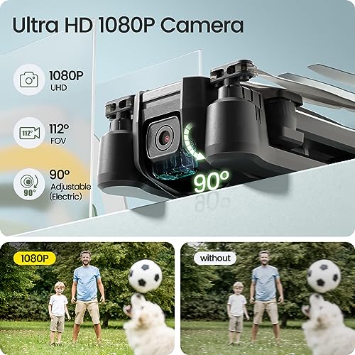 Holy Stone HS440 Foldable FPV Drone with 1080P WiFi Camera for Adults and Kids C715