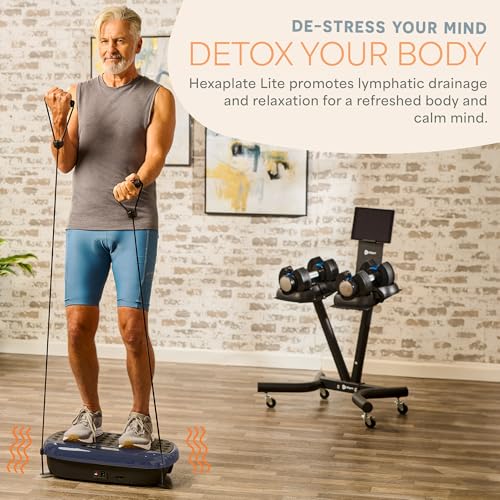 Lifepro Vibration Plate Exercise Machine with Magnetic Acupoints for Full Body Fitness P3479