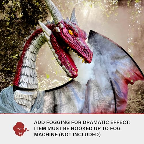 Haunted Hill Farm Motion-Activated 7.5-Ft. Smoldering Ghoul Animatronic Halloween Decoration N1475