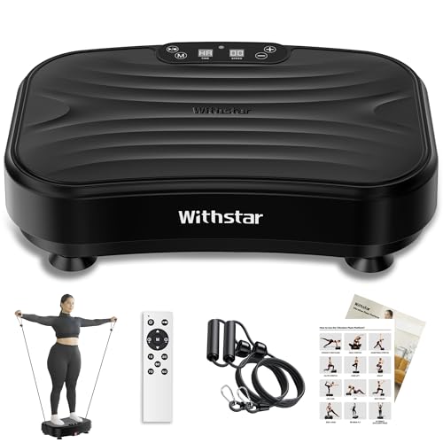 Vibration Plate Exercise Machine for Whole Body Workout, 330lbs Capacity B931793