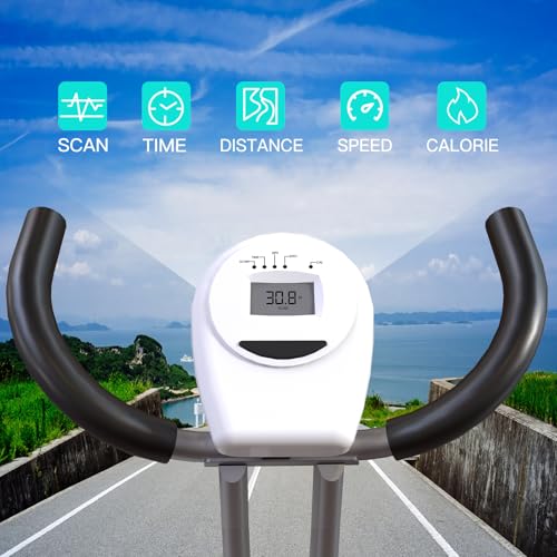 Foldable Exercise Bike with 16-Level Magnetic Resistance for Home T532