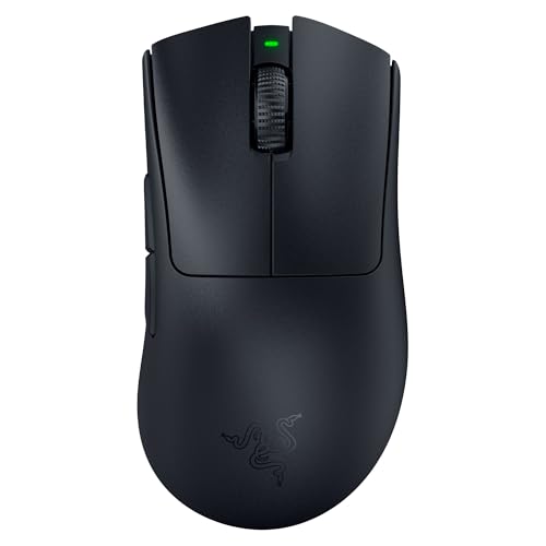 Razer DeathAdder V3 Pro Wireless Gaming Mouse, 63g Ultra Lightweight, Black B812