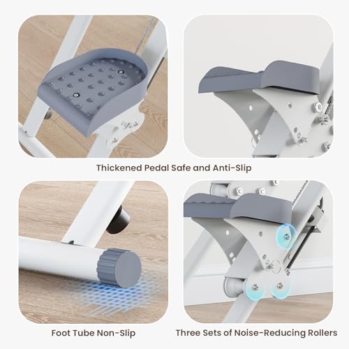 Folding Stair Stepper with Adjustable Handlebar for Home Cardio Workout G6884