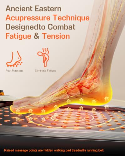 Akluer Walking Pad with Incline, 2.5 HP Under Desk Treadmill for Home L144230