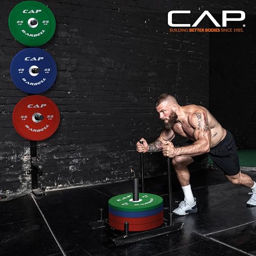 CAP Barbell 2-Inch Olympic Bumper Plate Weight Set O371151