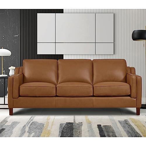 Hydeline Bella Top Grain Leather Chair, Cognac Y12447