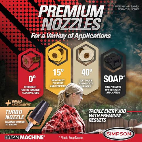 Simpson Cleaning 3400 PSI Gas Pressure Washer, 2.5 GPM, CRX Engine, 25-Foot Hose K189