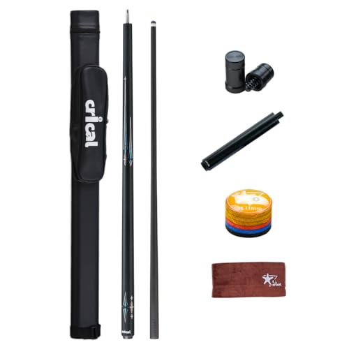 CRICAL Carbon Fiber Pool Cue Stick 58" with 12.5mm Tip J317692