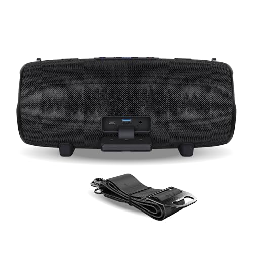 TREBLAB Ultra Loud Wireless Speaker 60W Stereo Sound with Deep Bass, 20H Playtime, Waterproof R962505