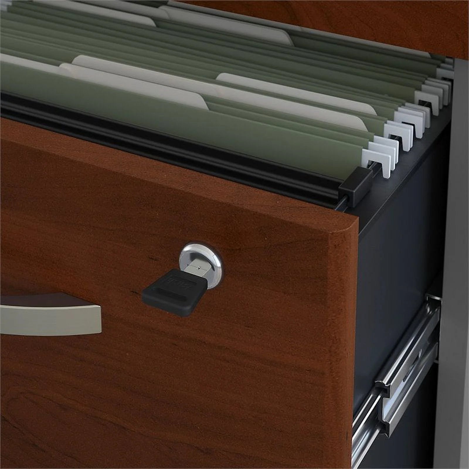 Scranton & Co 72" U-Shaped Desk with Pedestal J47394