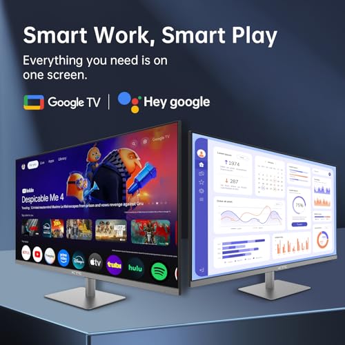 25 Inch Portable Smart TV with Touchscreen, Android 14, 8GB RAM + 128GB Storage A4881