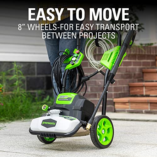 Greenworks Compact Electric Pressure Washer, 1.2 GPM, Lightweight R449552