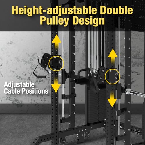 Commercial Functional Trainer Cable Machine with Dual Weight Stacks E209