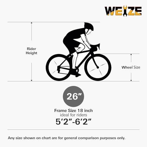 WEIZE Mountain Bike 26 27.5 inch Dual Full Suspension MTB Bicycle F2799