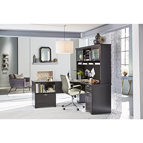 Realspace Magellan Performance 71"W L-Shaped Corner Desk, Espresso Q27794