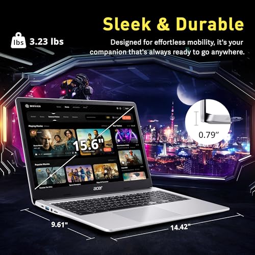 Acer Chromebook 315 Laptop 15.6" Full HD, Intel Celeron N4500, 4GB RAM, 64GB eMMC, Chrome OS P628753
