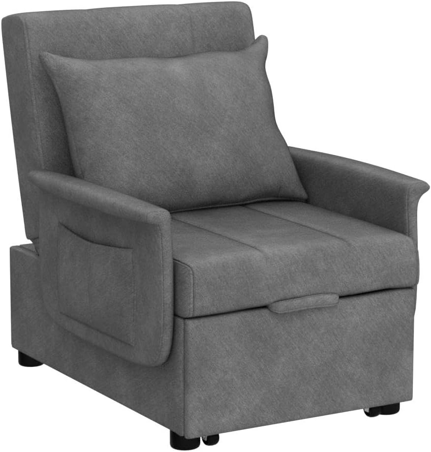 BINGTOO 3 in 1 Folding Sofa Bed Chair with Ottoman N87208