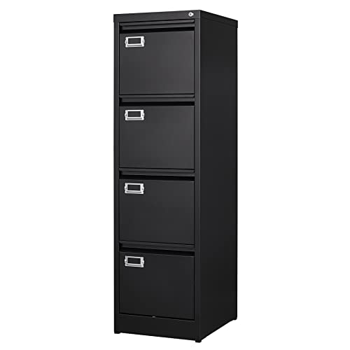 2 Drawer Vertical File Cabinet with Lock for Letter Size, Steel Office Storage Y50014