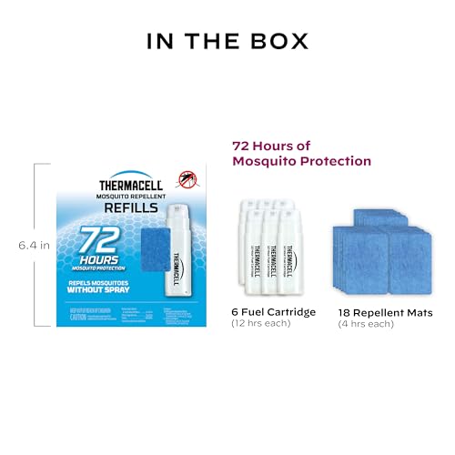 Thermacell Mosquito Repellent Refills for Fuel-Powered Repellers, 15-Foot Protection L8258