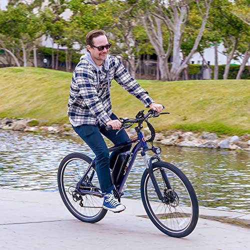 Jasion EB5 Electric Bike for Adults, 500W Brushless Motor, 40 Miles, 20 MPH, 7-Speed Y354