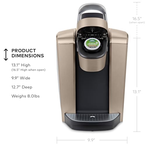 Keurig K-Elite Single Serve K-Cup Pod Coffee Maker, Brushed Silver P23556
