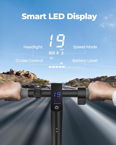 VOLPAM Electric Scooter, 350W/500W, 8.5"/10" Tires, Folding E-Scooter with Dual Braking Q653200