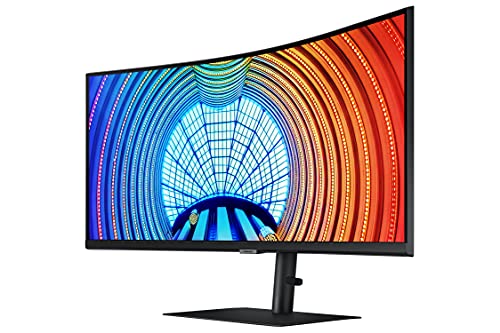 SAMSUNG Viewfinity S65UA 34-Inch Ultrawide QHD Curved Monitor, 100Hz, USB-C, Black B208