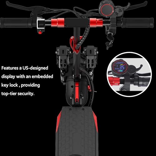 Off Road Electric Scooter Adults 800W 48V 11" All-Terrain Tires Dual Suspension B277