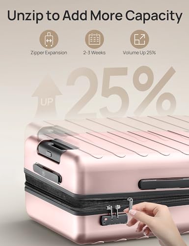 Carry-on Luggage 20 Inch Hardshell with Spinner Wheels and TSA Lock L610552