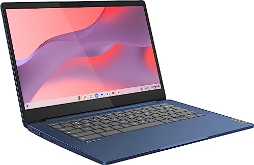 Lenovo Chromebook 14" FHD Touchscreen Laptop, 8-Core MediaTek Processor, 4GB RAM, 64GB, Chrome OS, Abyss Blue U8937