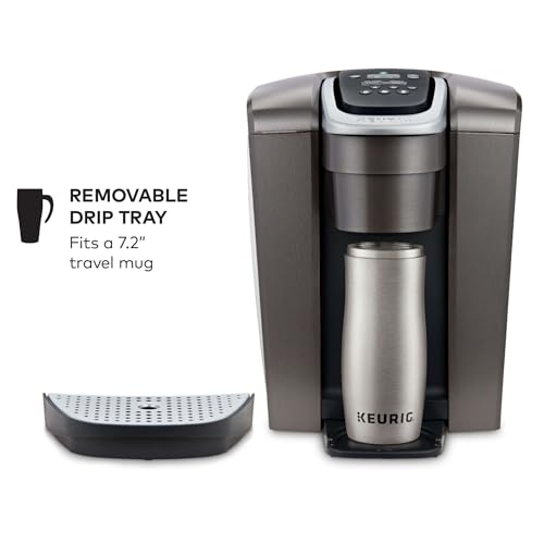 Keurig K-Elite Single Serve K-Cup Pod Coffee Maker, Brushed Silver P23556