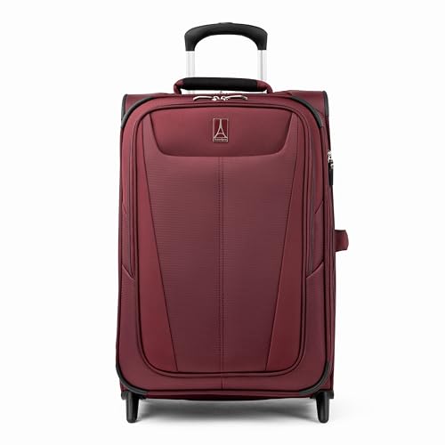 Travelpro Maxlite 5 Softside Expandable 2 Wheel Carry-On Luggage, Burgundy, 22-Inch Q6258