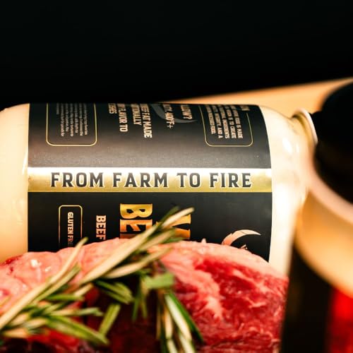 Organic Beef Tallow for Cooking, Grass-Fed, Keto-Friendly (14 oz) Q716800