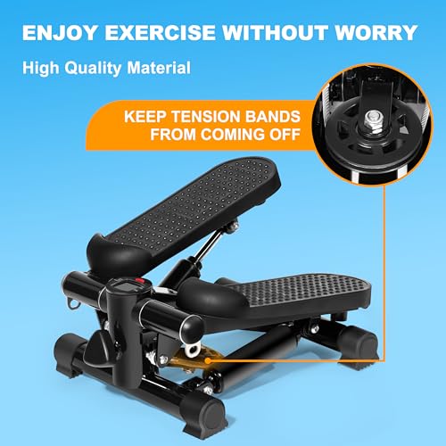 TOPMAJOR Stepper with Resistance Bands, 330 lbs Capacity, Adjustable Height K222