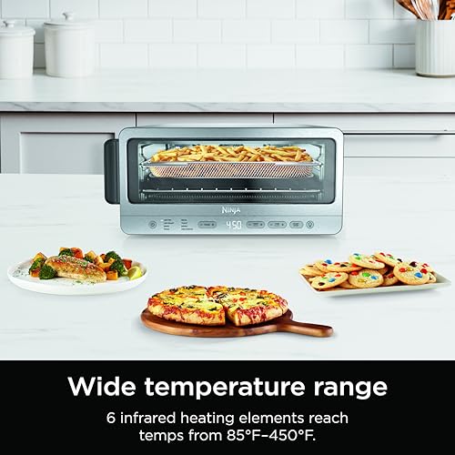 Ninja Digital Air Fry Countertop Oven, 8-in-1, XL Capacity, Silver, SP101 G9880